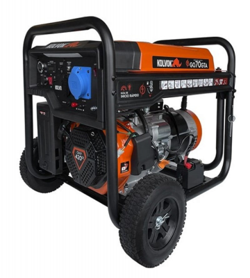 GENERADOR ELECTRICO KOLVOK GO-70GE 6.5 KW.GASOLINA 220 V. P.ELCTRICA