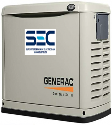 GENERADOR GENERAC HSB-13 KVA A GAS 220 VOLTS