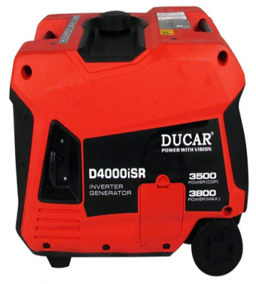 GENERADOR ELECTRICO DUCAR D-4000I INVERTER 4.0 KW.GASOLINA 220 V. PART.ELECTRICA