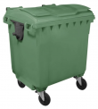 CONTENEDOR DE RESIDUOS PLASTICO CON RUEDAS Y PEDAL 1100 LTS. 