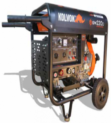 MOTOSOLDADOR KOLVOK GW-220D DIESEL 220 AMP. 220 V.