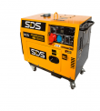 GENERADOR ELECTRICO SDS SDG-6500S3 5.6 KW.DIESEL 380 V. INSONORO PART.ELECTRICA