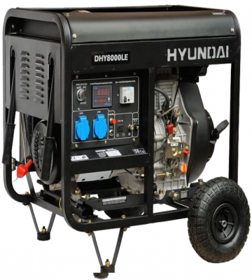 GENERADOR HYUNDAI 78DHY8000LE 6.5 KW. 220 V. DIESEL P.ELECTRICA