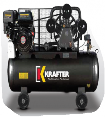 MOTOCOMPRESOR KRAFTER 200 LTS.MOTOR LONCIN 8.0 HP GASOLINA