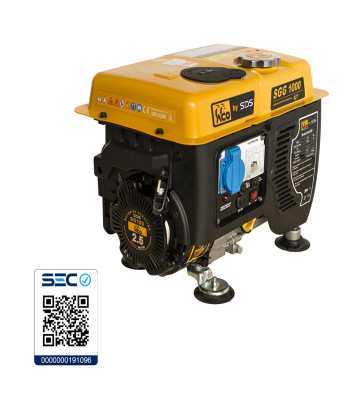 GENERADOR ELECTRICO SDS SGG-1000 0.8 KW.GASOLINA 220 VOLTS