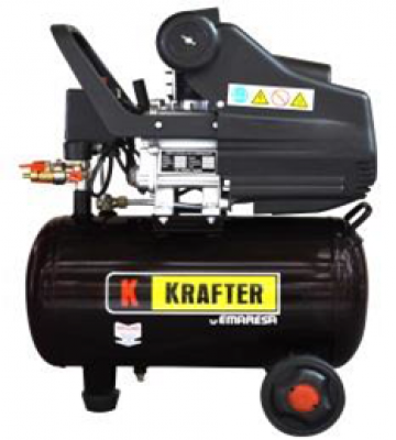 COMPRESOR DE AIRE KRAFTER 24 LTS. 2.0 HP 220V.