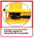 TRANSPALETA MANUAL KRAFTER BF-2500 ANGOSTA 2.500 KGS.