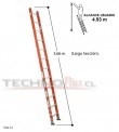 Escalera Recta Fibra de Vidrio SERIE 544