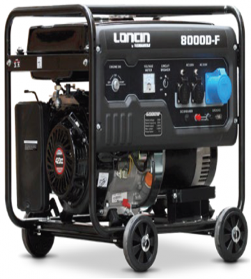 GENERADOR ELECTRICO LONCIN LC-8000DF GASOLINA P/ELECTRICA